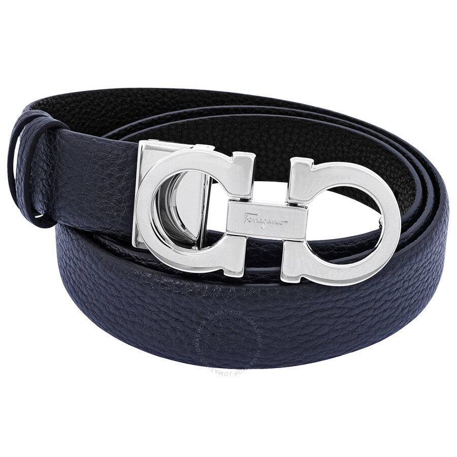 Salvatore Ferragamo Ladies Reversible And Adjustable Gancini Belt - 1