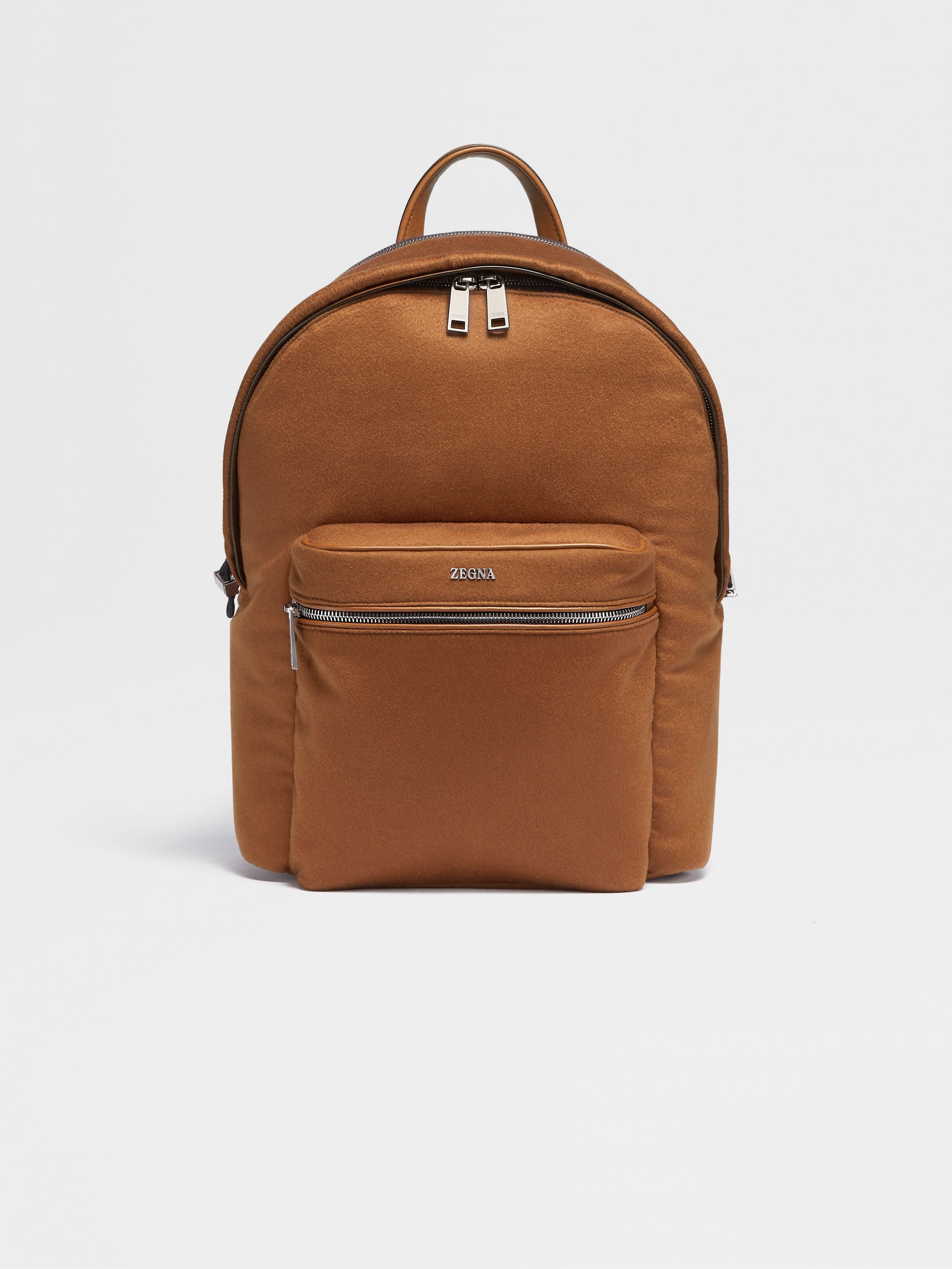 FOLIAGE CASHMERE HOODIE BACKPACK - 1
