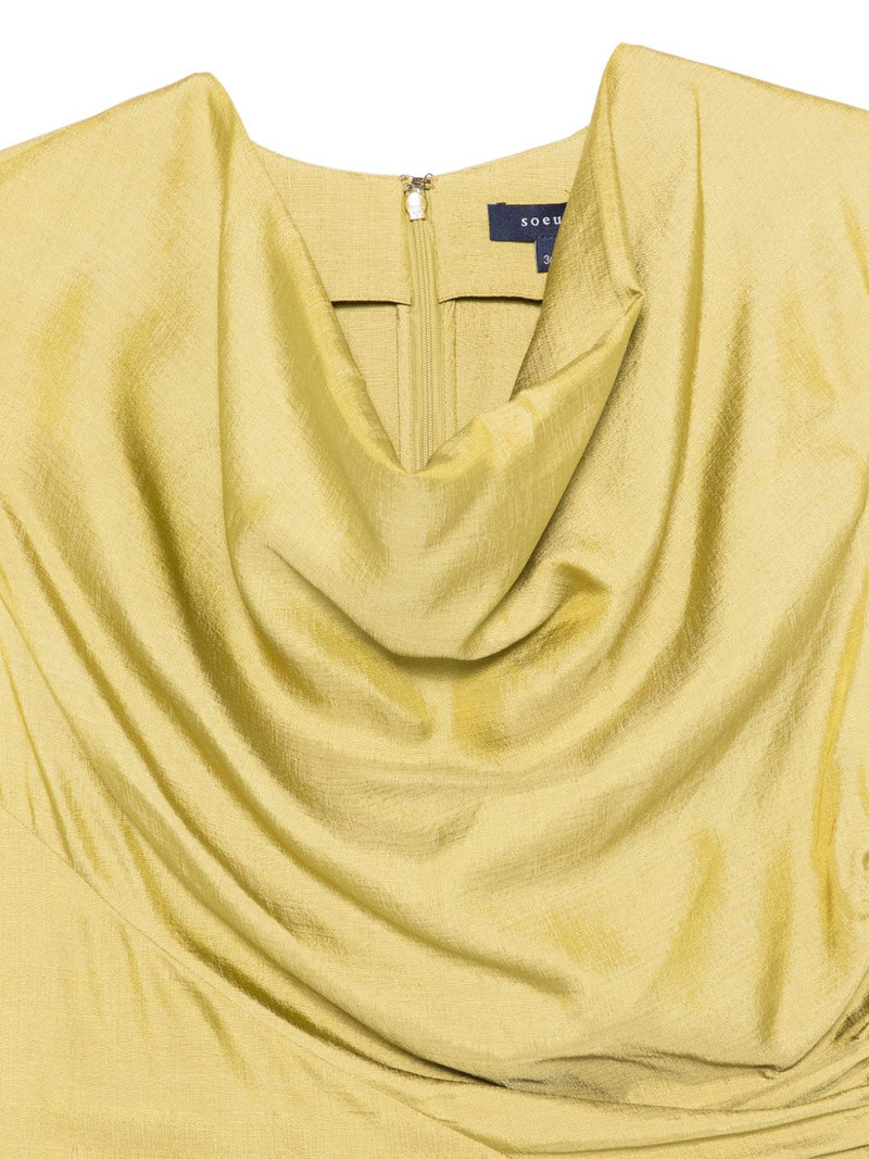 Eclat cowlneck ruched blouse 3
