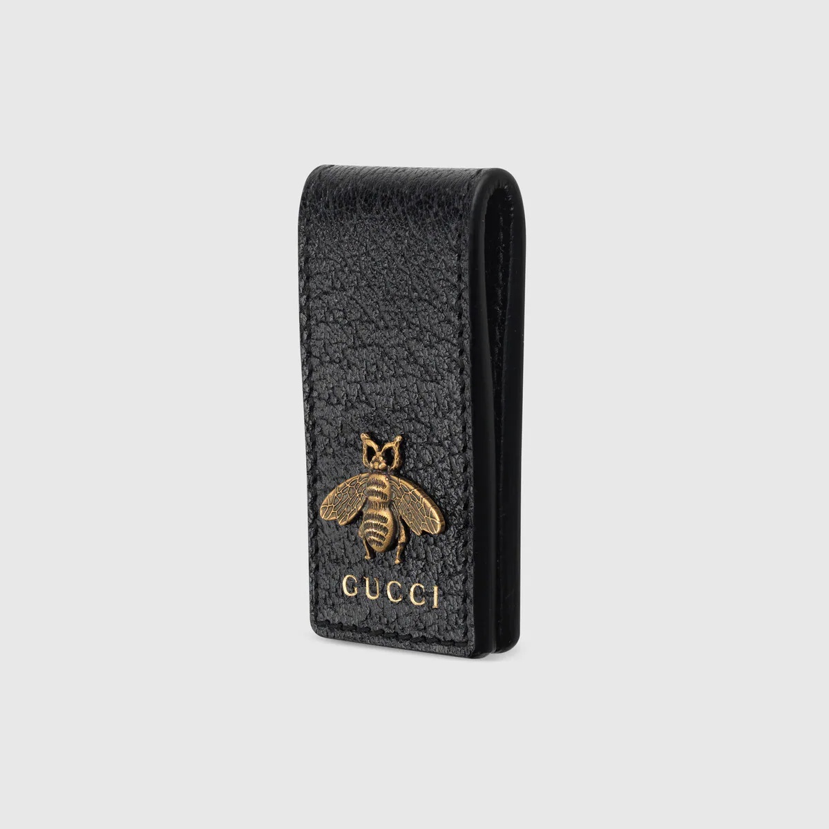 Animalier leather money clip - 2