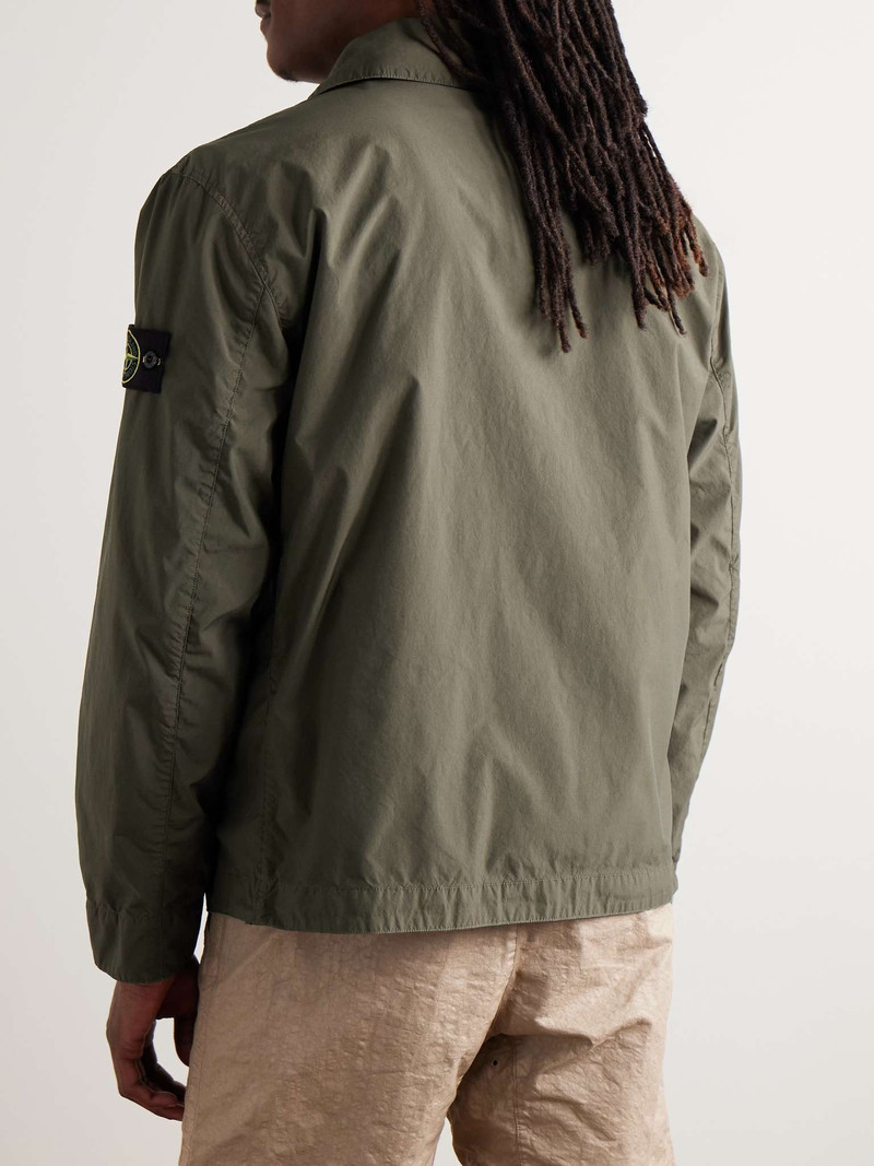 Logo-Appliquéd Garment-Dyed Shell Jacket 3