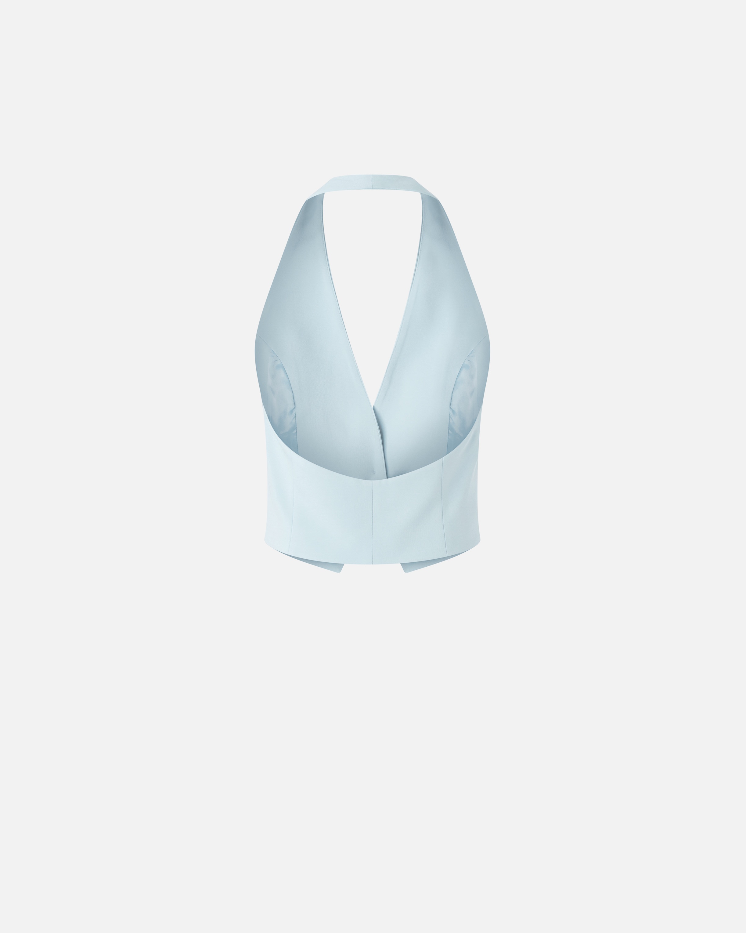 SHORT VEST IN TECHNICAL FABRIC WITH OPEN BACK - 6