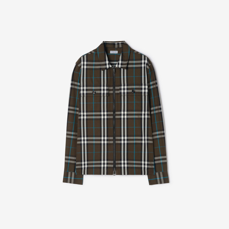 Check Cotton Overshirt 1