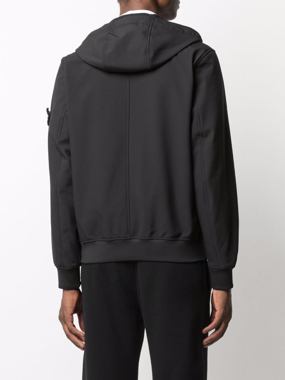 panelled hooded jacket - 4