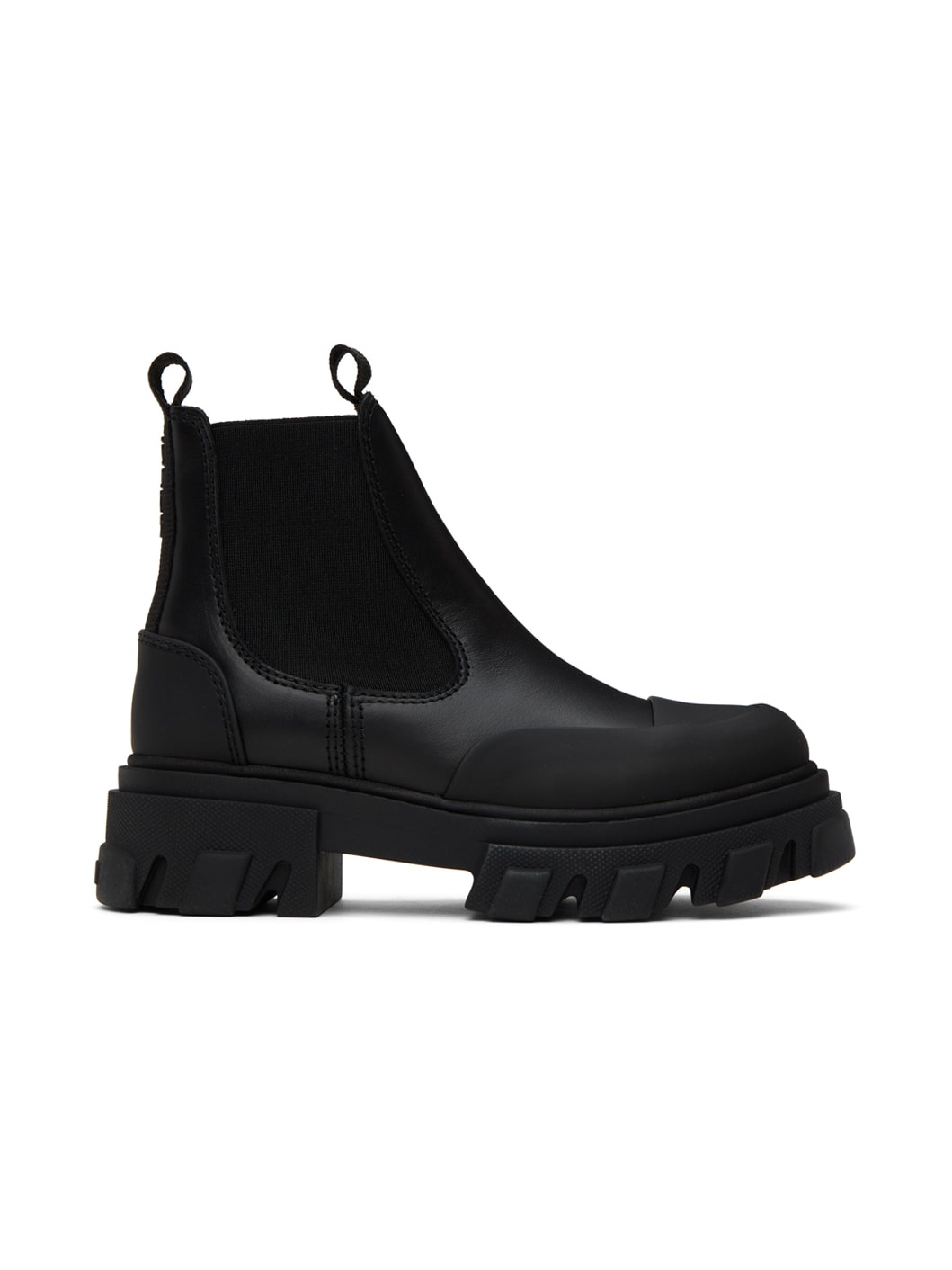 Black Low Chelsea Boots - 1