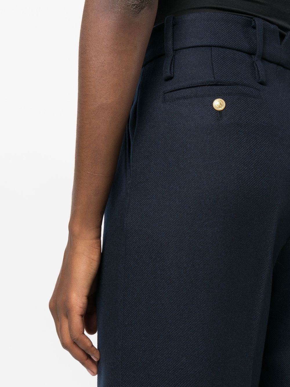light cashmere tailored trousers - 5