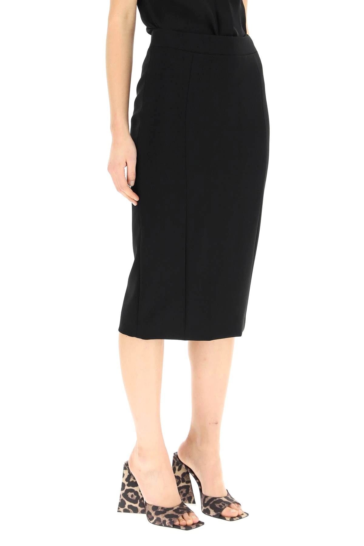 CREPE PENCIL SKIRT - 3