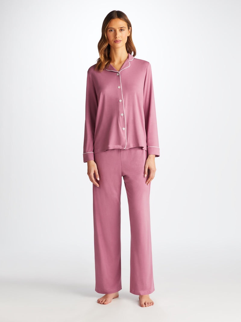 Women's Pajamas Lara Micro Modal Stretch Orchid Purple - 2