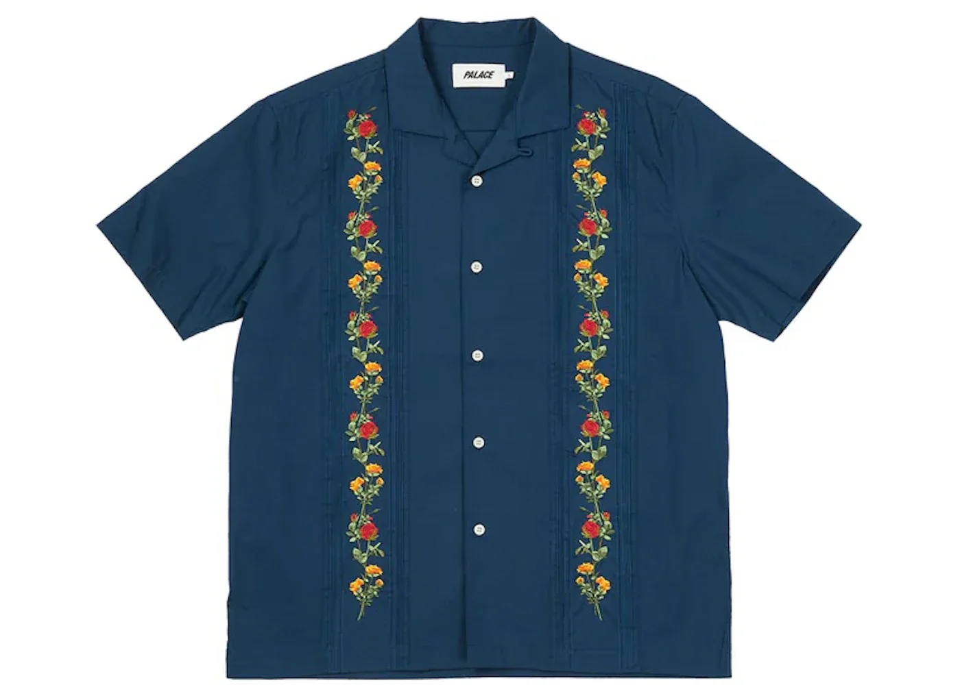 Palace Rose Chain Shirt Navy - 1