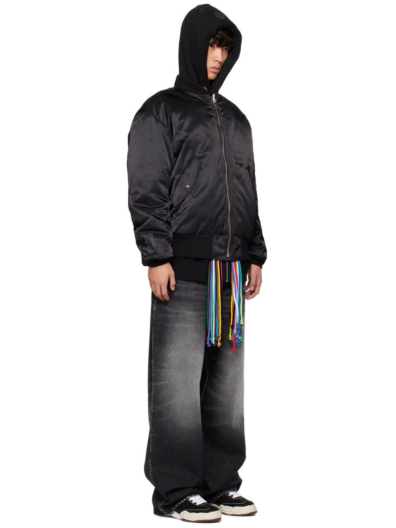 Black Phenomenon Edition Cross Loop Bomber Jacket 2