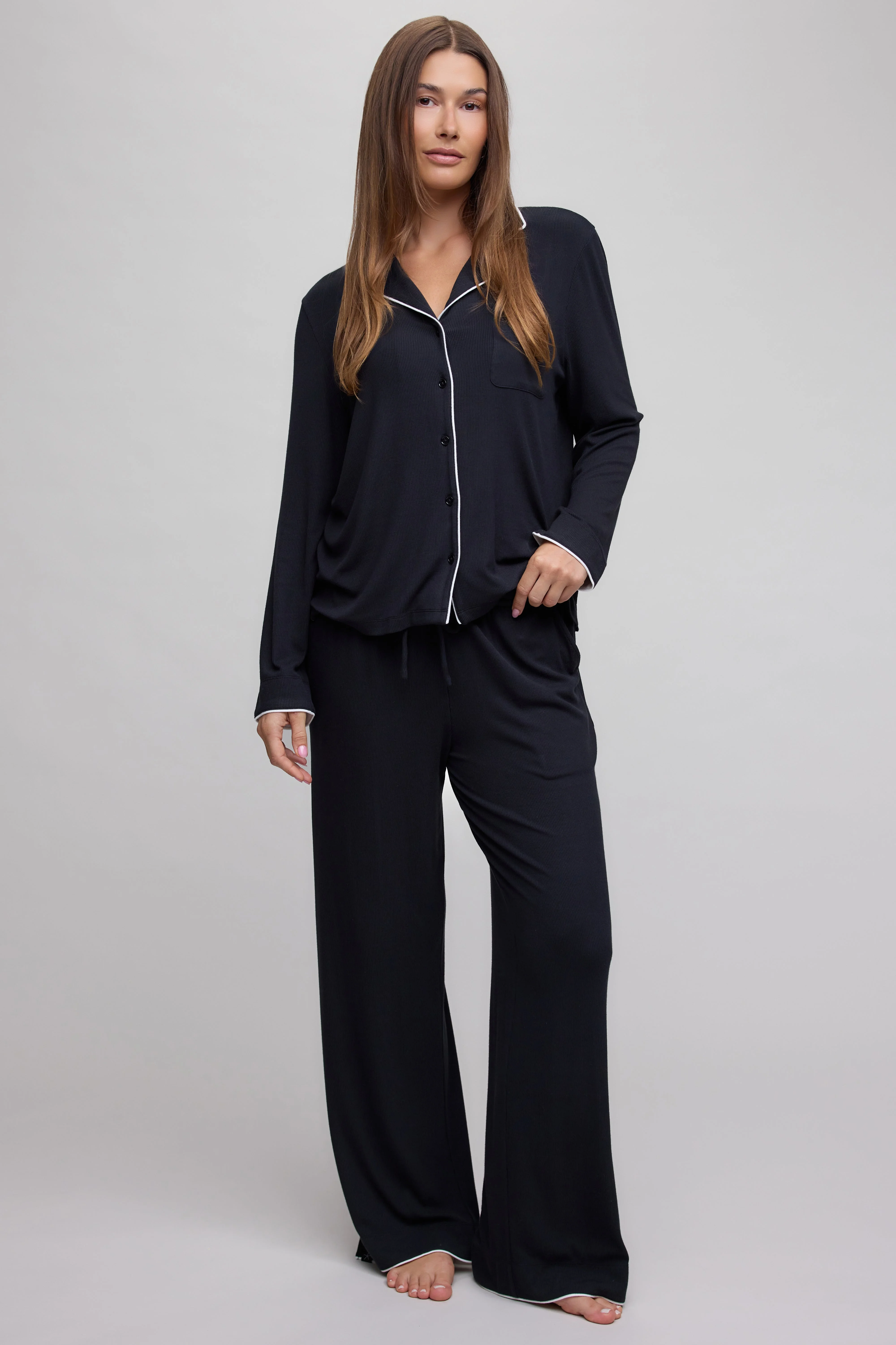 Ultra Soft Rib Sleep Pant - 1