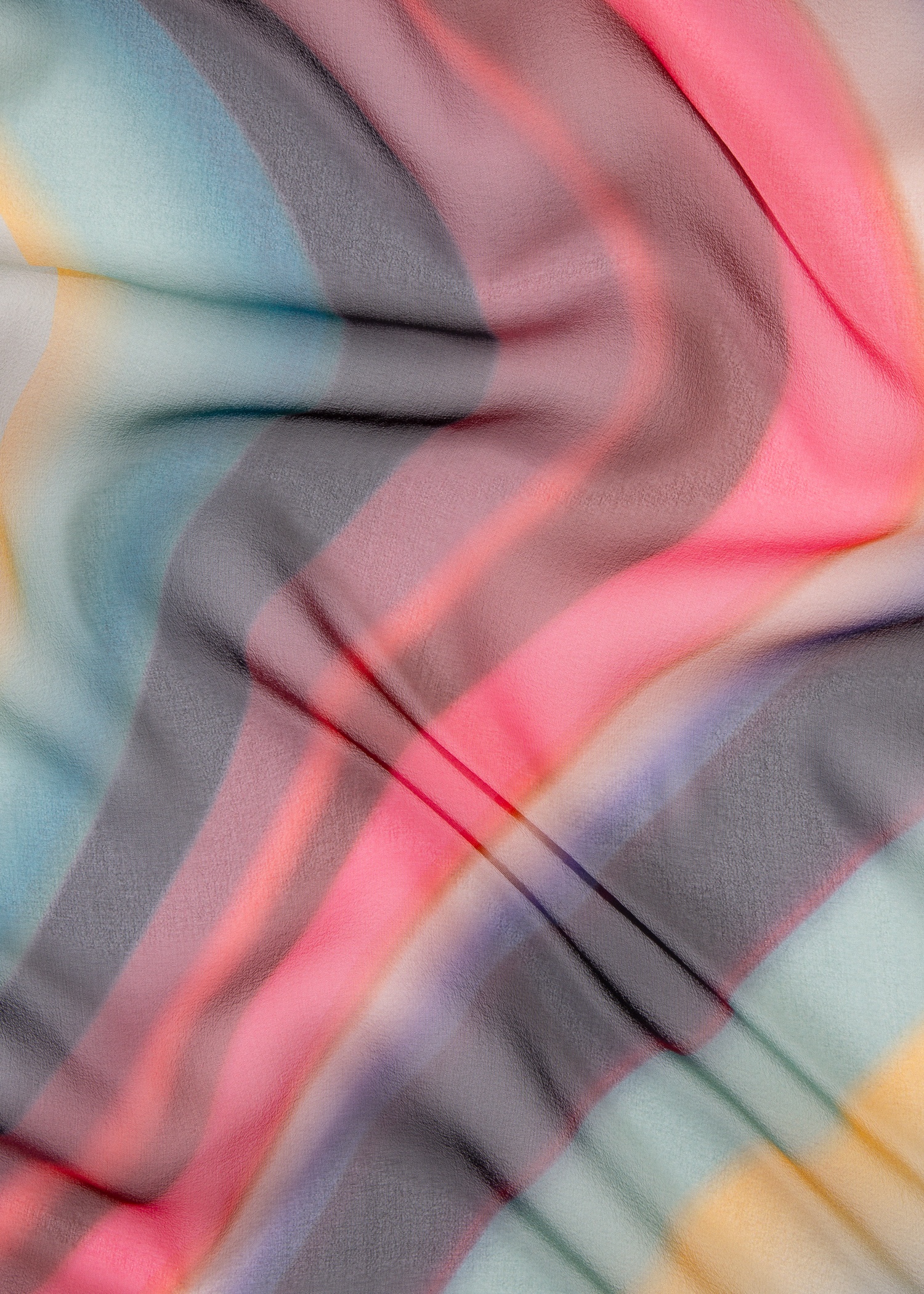 'Spray Swirl' Silk Scarf - 3