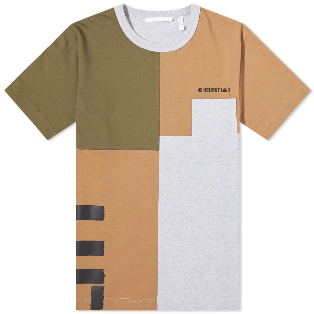 Helmut Lang Logo Patchwork Tee - 1