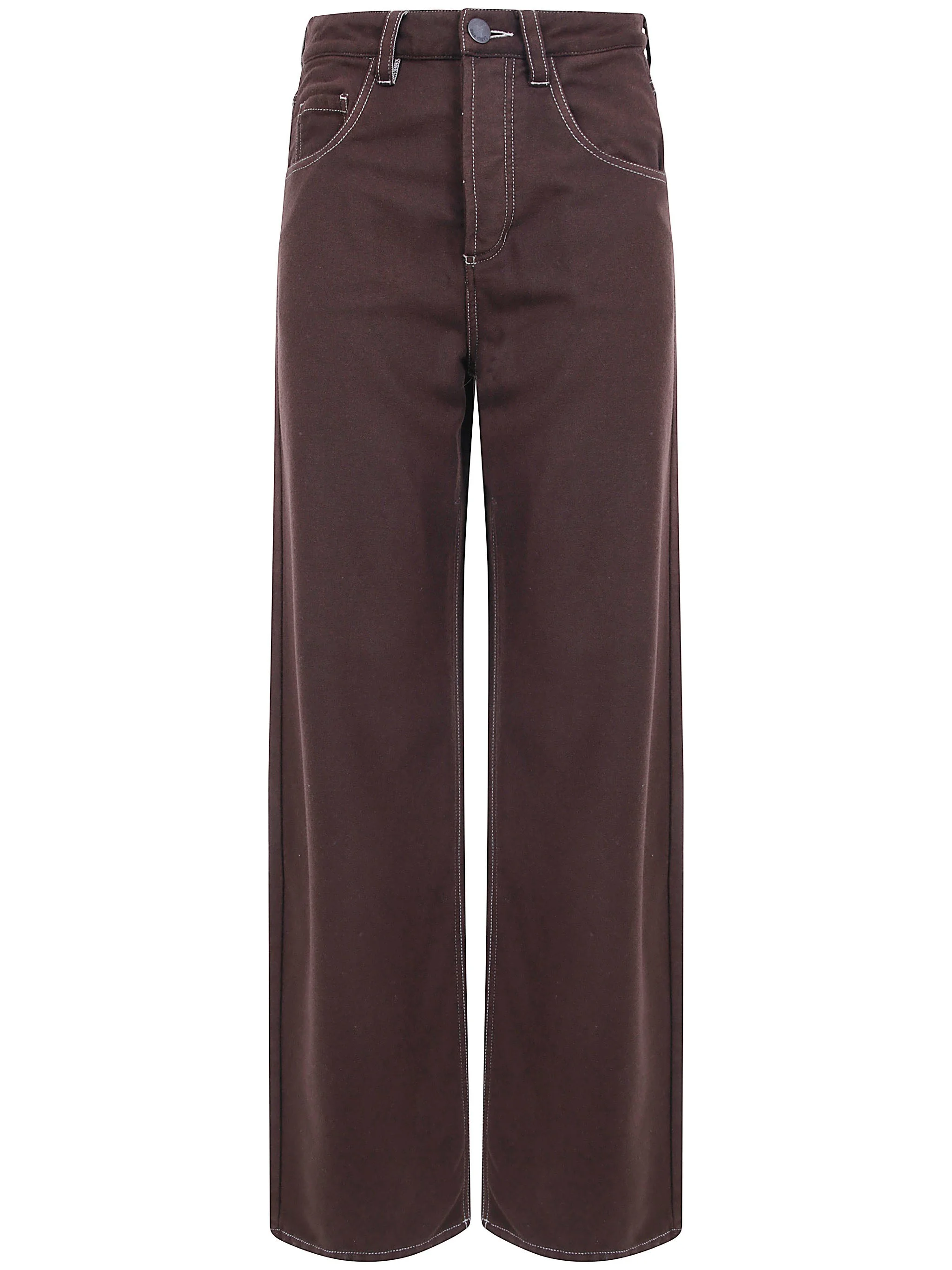 Pants Wool Brown "Phillis" - 1