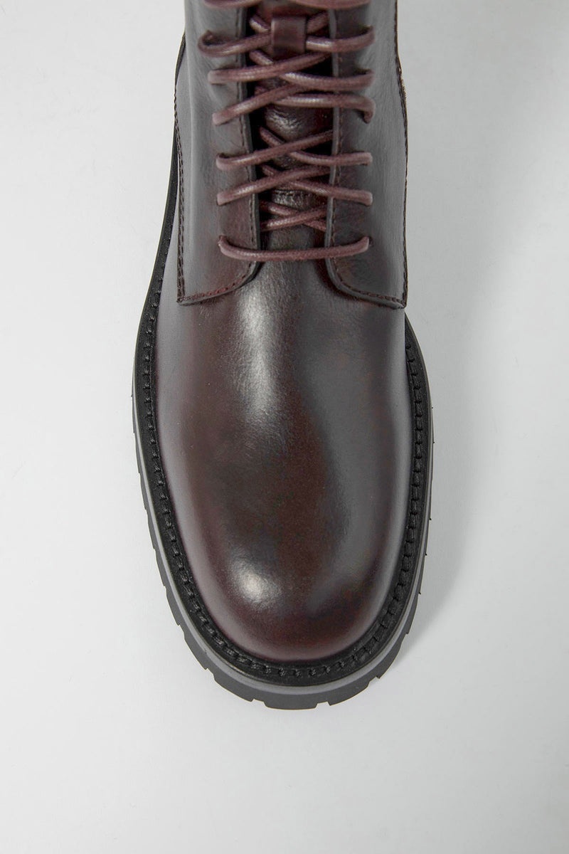 Cisse Combat Boots Aubergine - 4