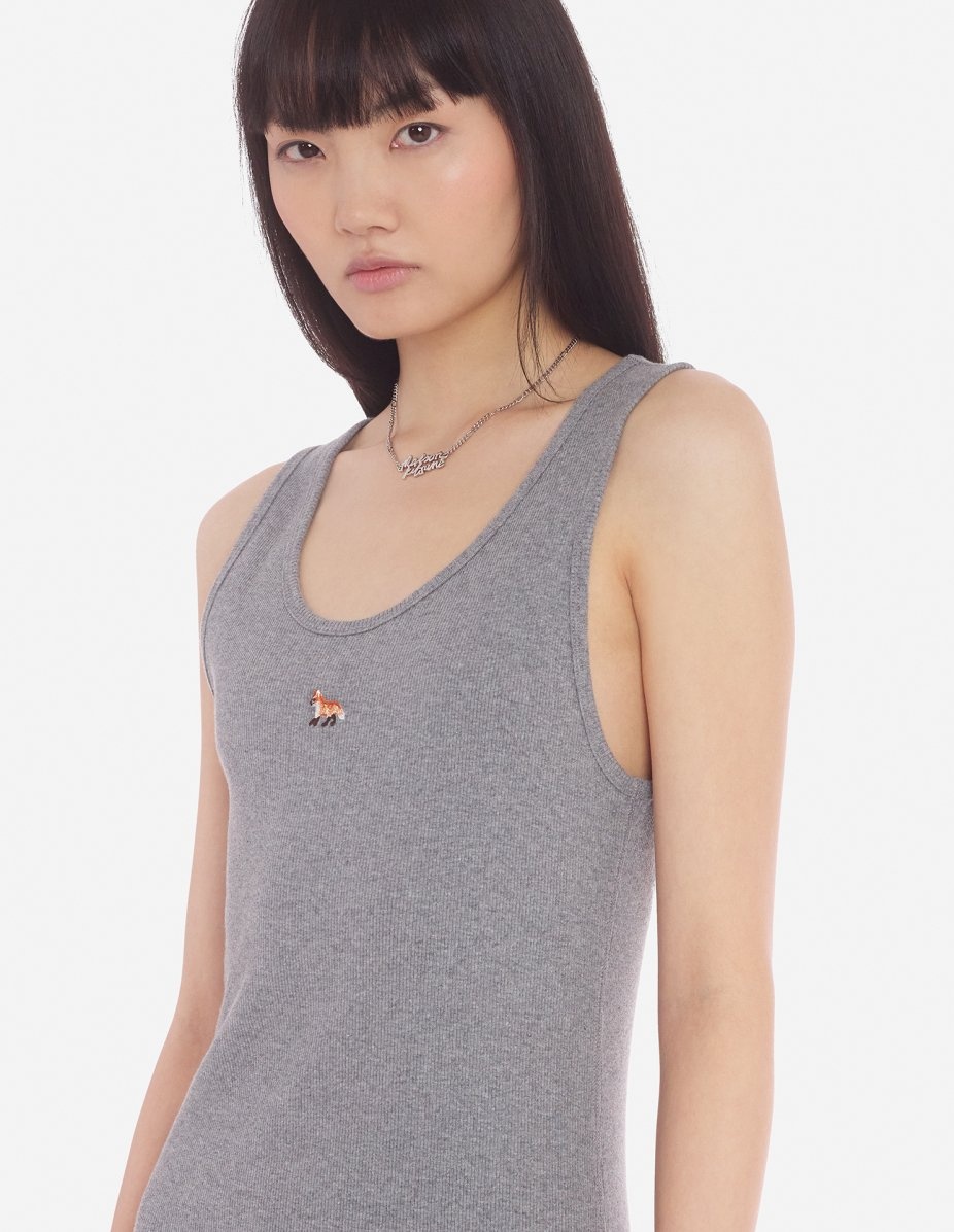 BABY FOX RIBBED TANK DRESS - 5