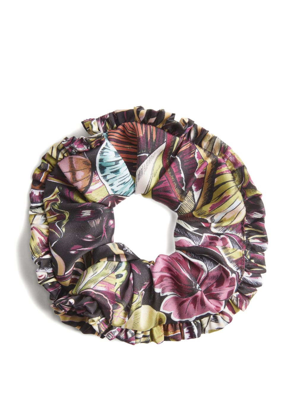 ruffled printed scrunchie (pack of three) - 4