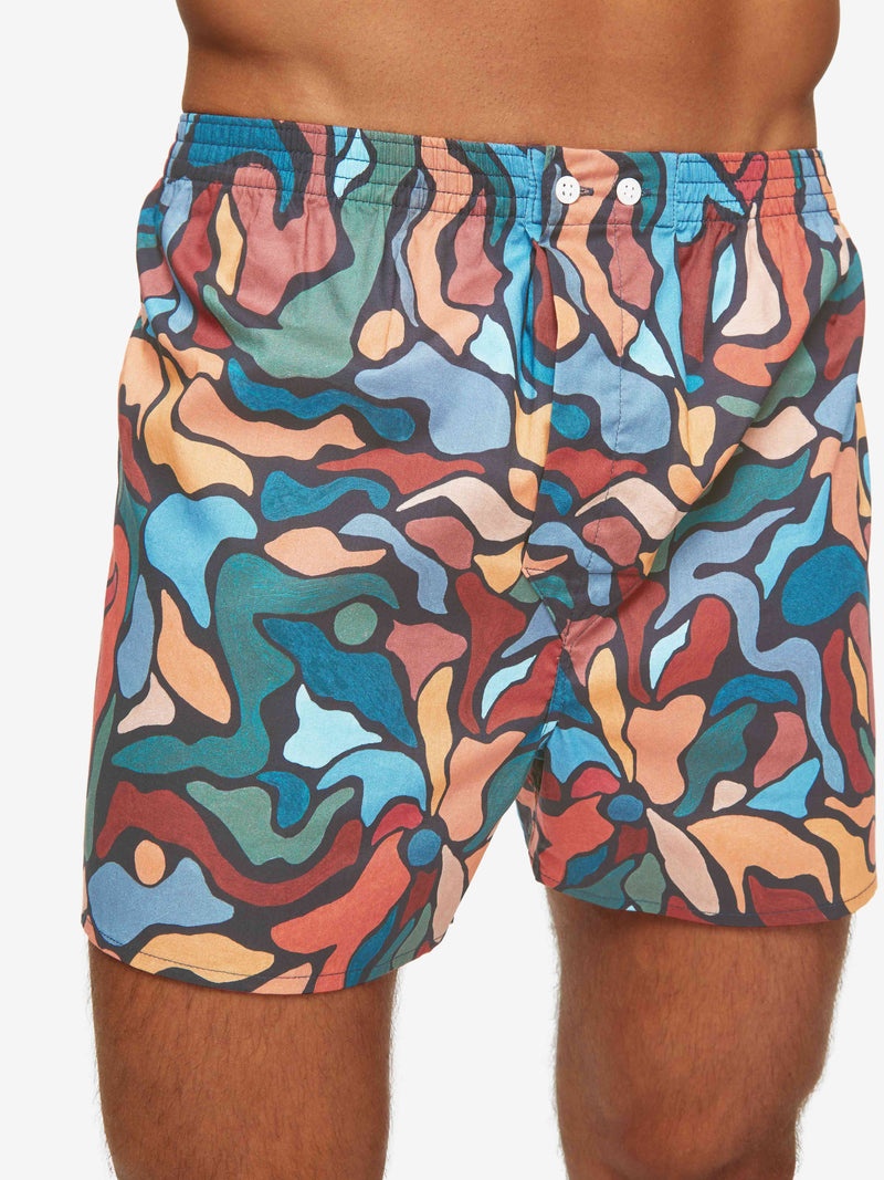 Men's Classic Fit Boxers Ledbury 61 Cotton Batiste Multi - 2