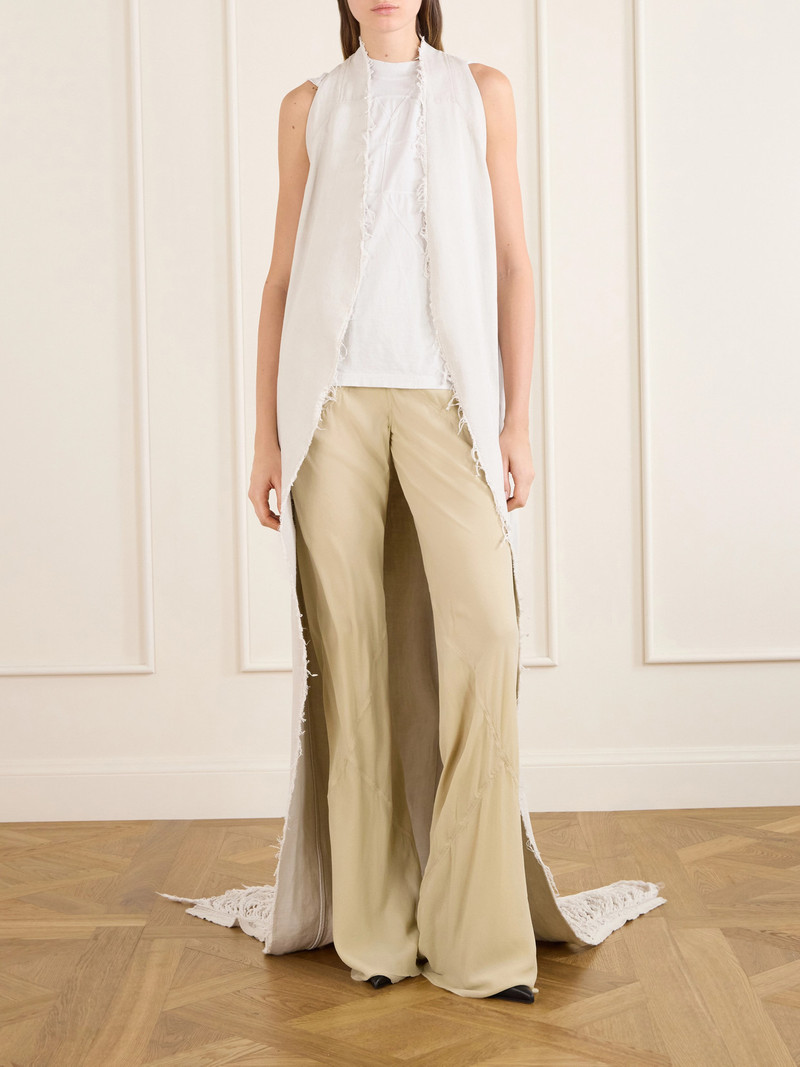 Rick Owens Cyclops Distressed Denim Coat outlook