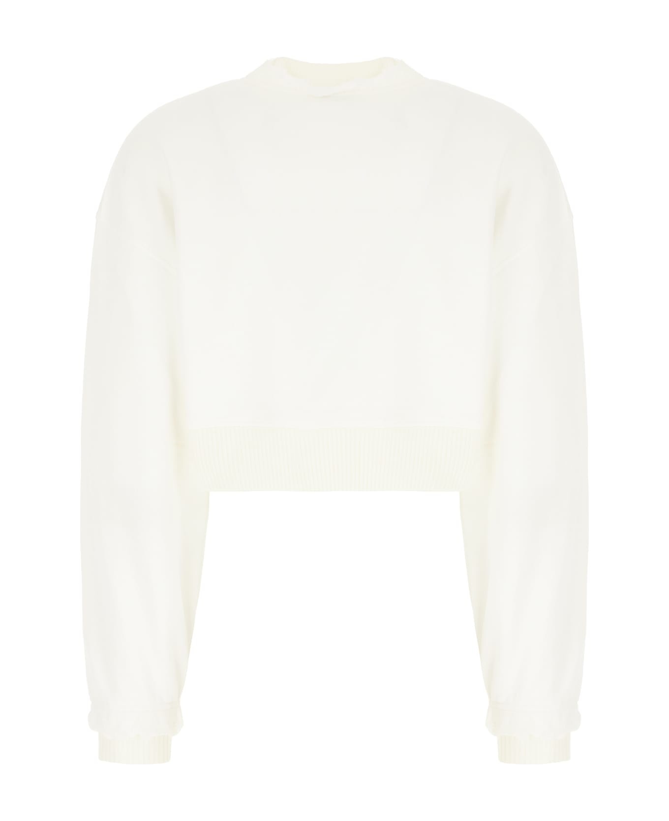 Ivory Cotton Sweatshirt - 2