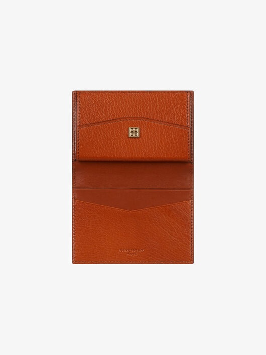 GV3 CARD HOLDER IN GRAINED LEATHER - 9