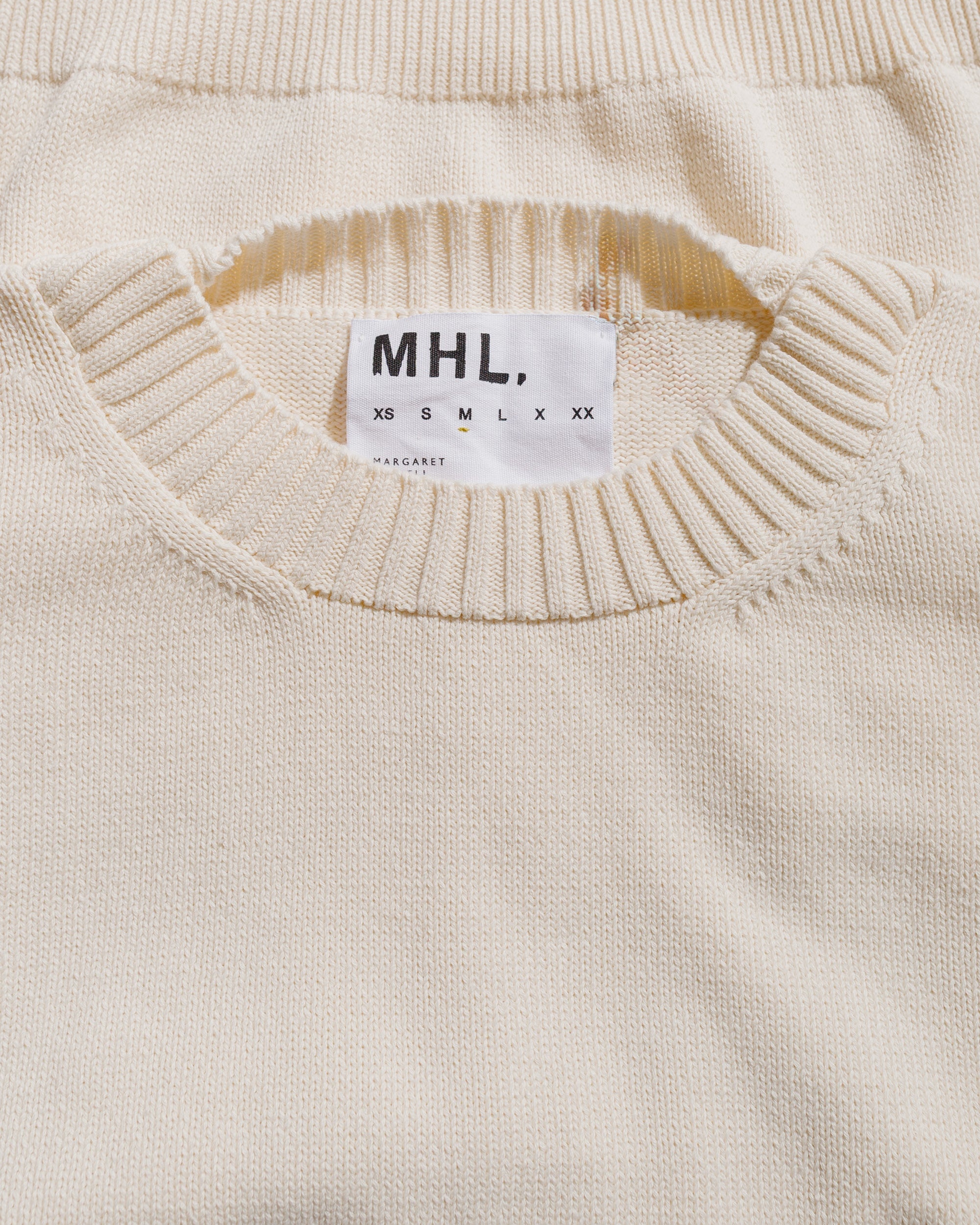 MHL Cross Over Crew Dry Cotton Ecru - 5