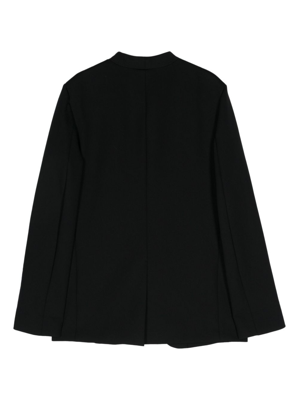 single-breasted scuba blazer - 2