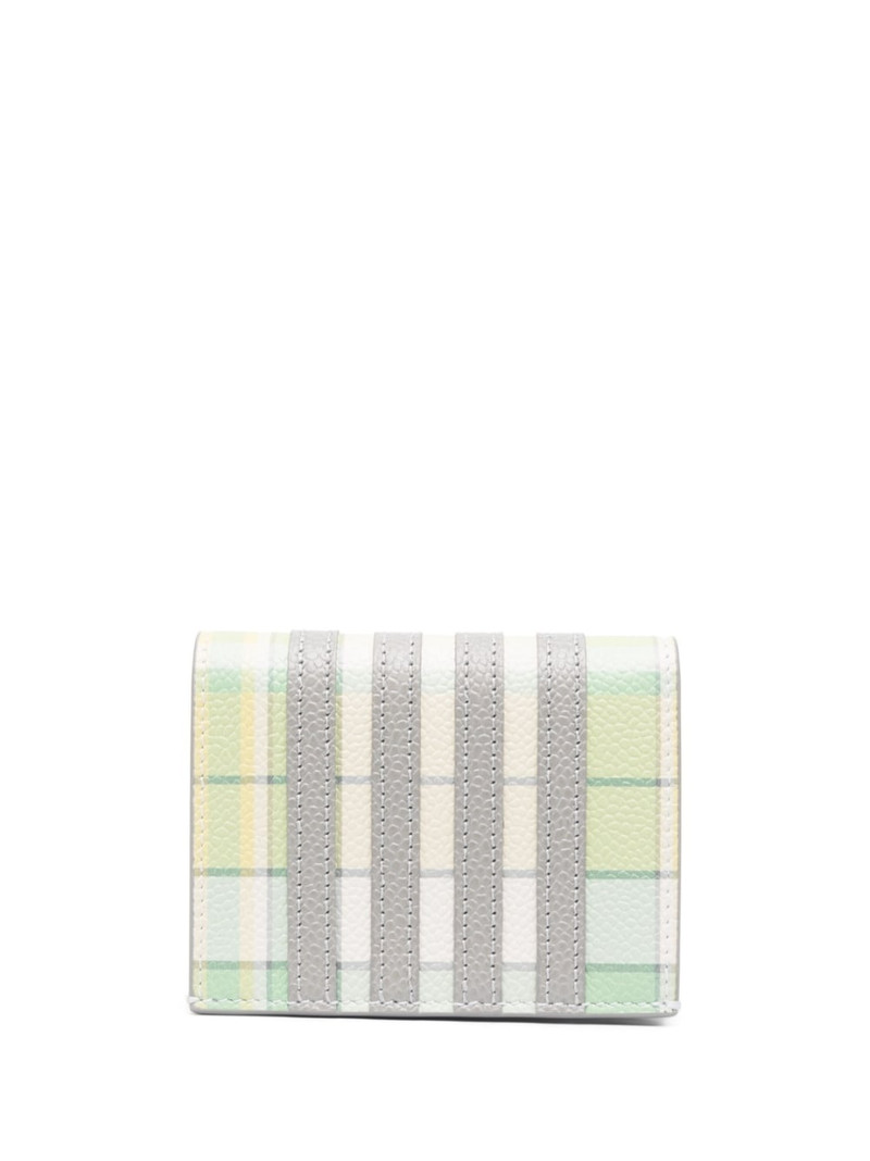 Thom Browne check-print bifold wallet outlook