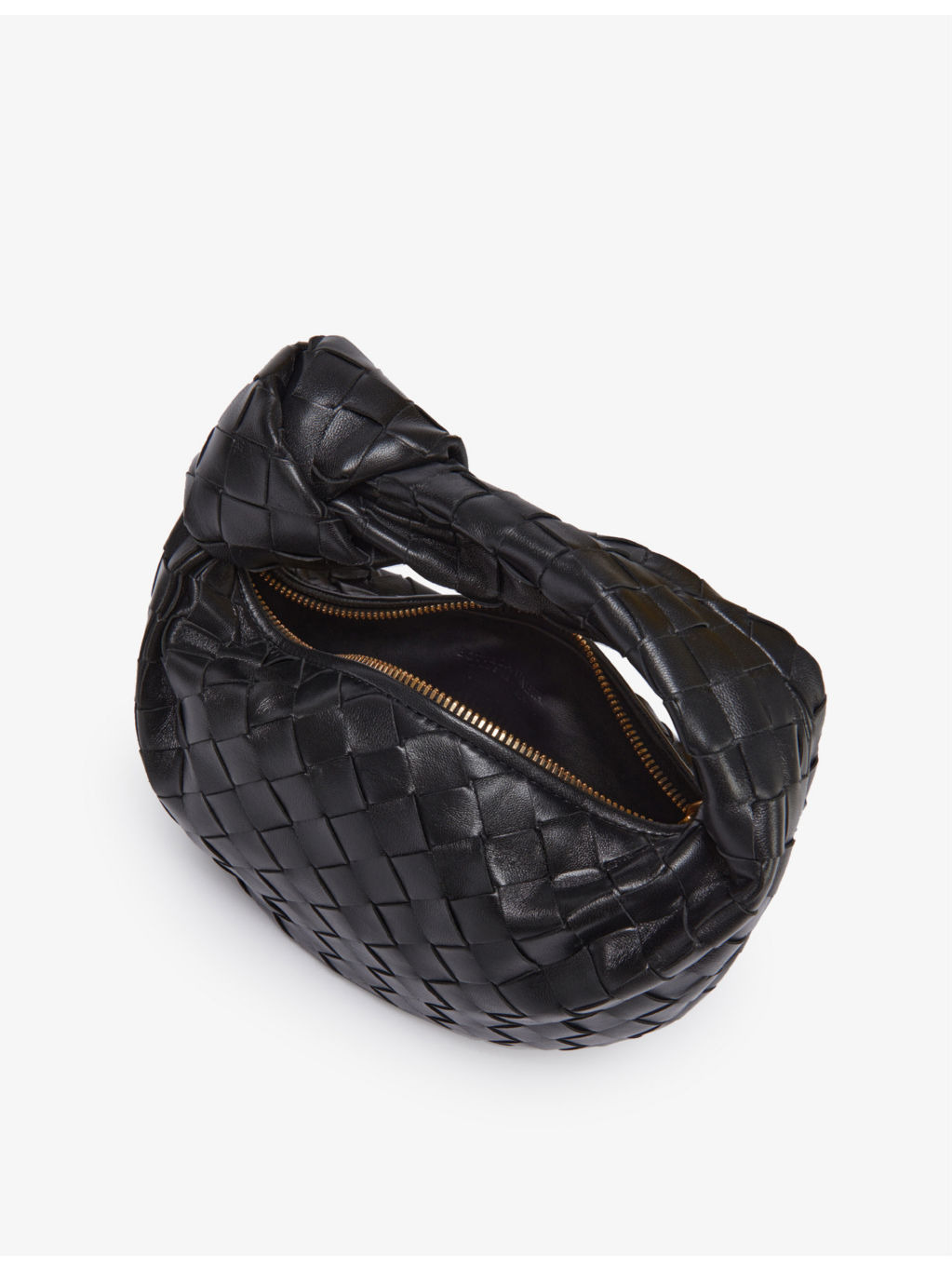 Mini Jodie Intrecciato leather top-handle bag - 5