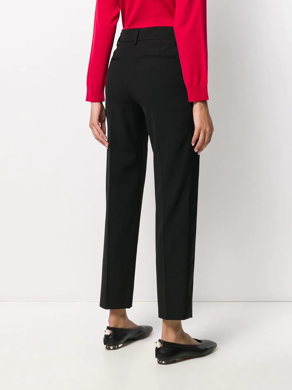 side stripes cropped trousers - 4