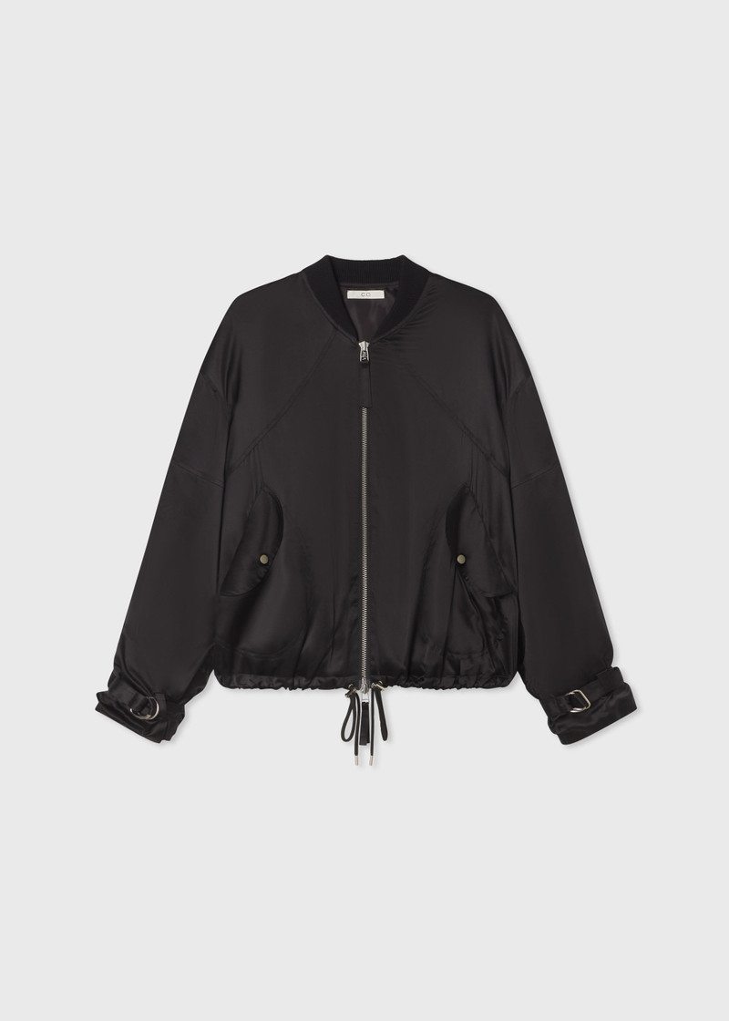Sports Bomber in Silk Charmeuse 1