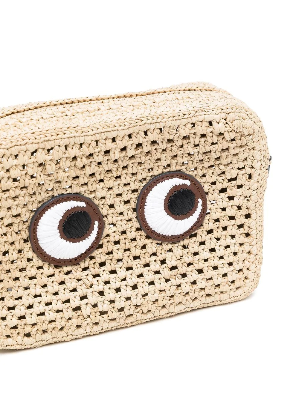 Raffia Eyes crossbody bag - 3