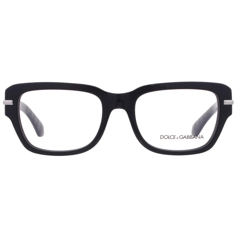 Dolce and Gabbana Demo Square Men's Eyeglasses DG3408 501 54 - 1