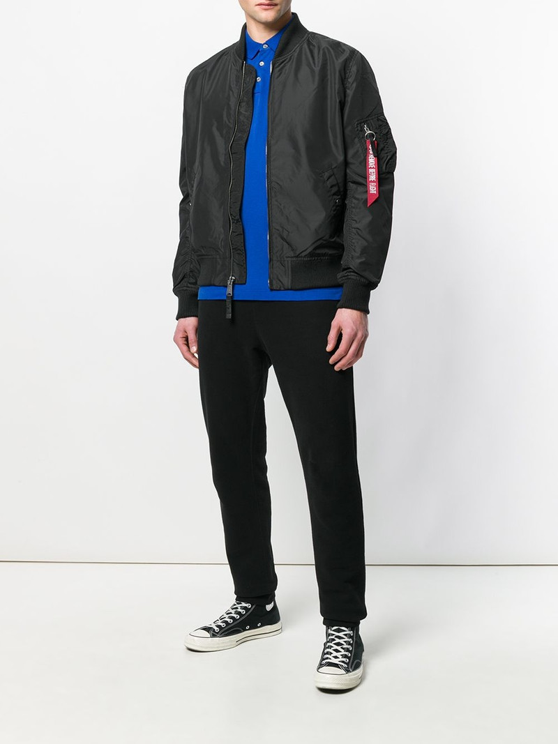 ALPHA INDUSTRIES zipped bomber jacket outlook