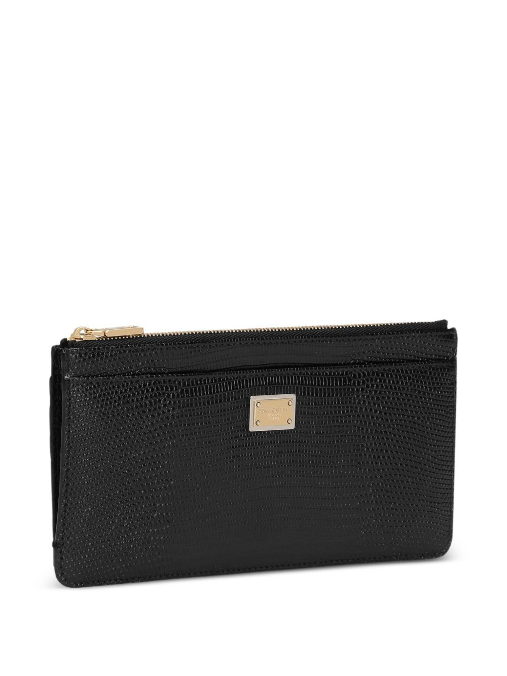zip-top leather wallet - 3