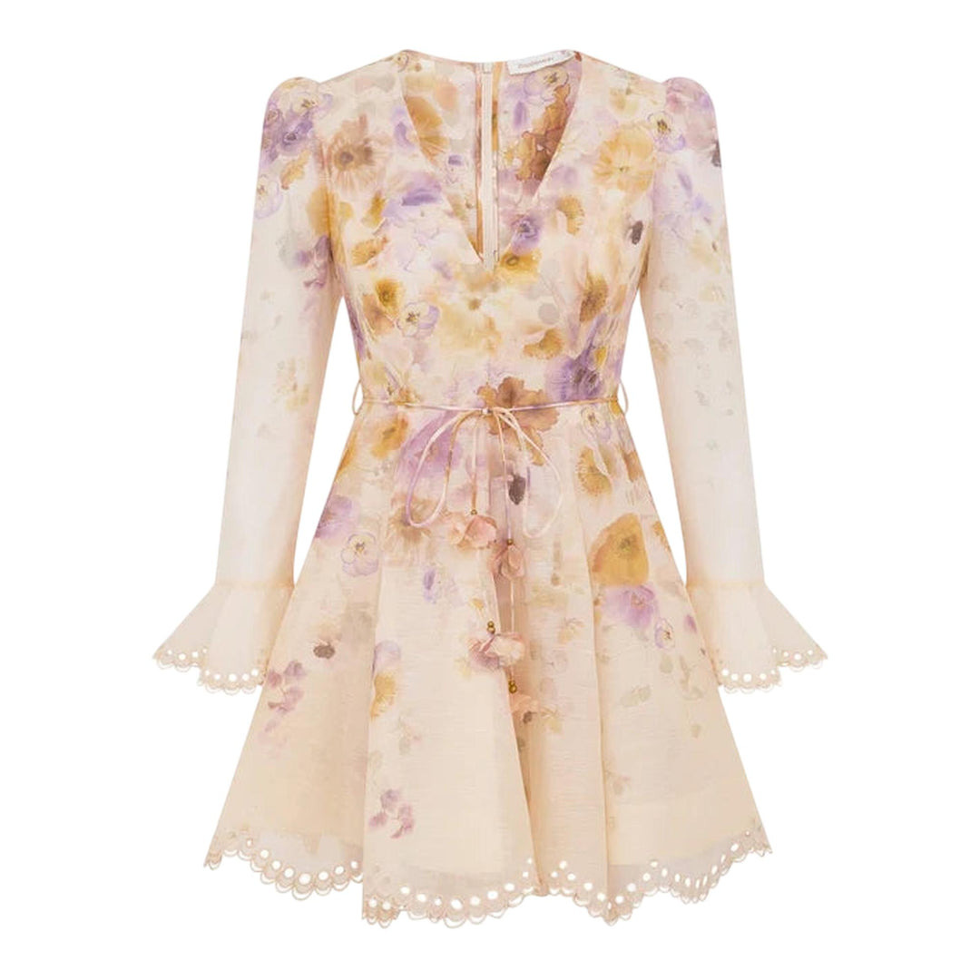 Memento Embroidered Mini Dress - 1