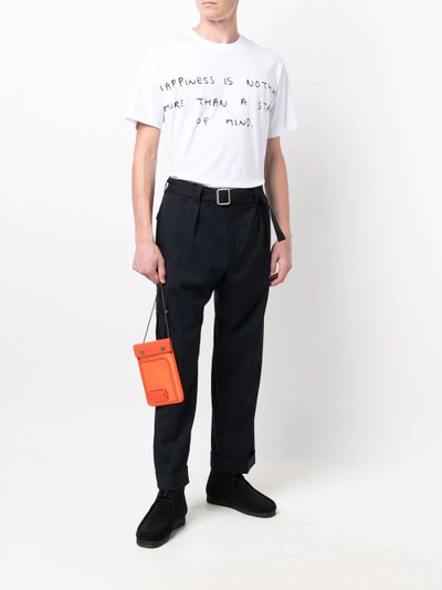 Loewe belted straight-leg trousers outlook