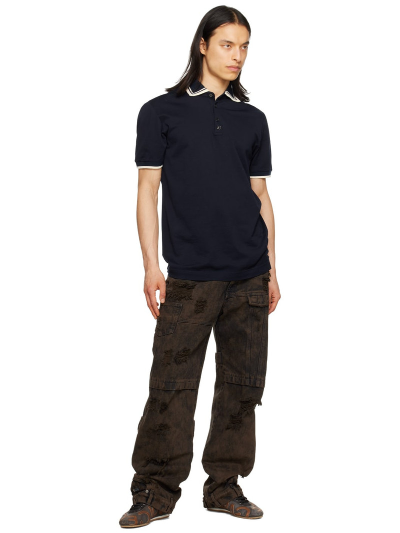 Dolce & Gabbana Brown Perforated Sneakers outlook