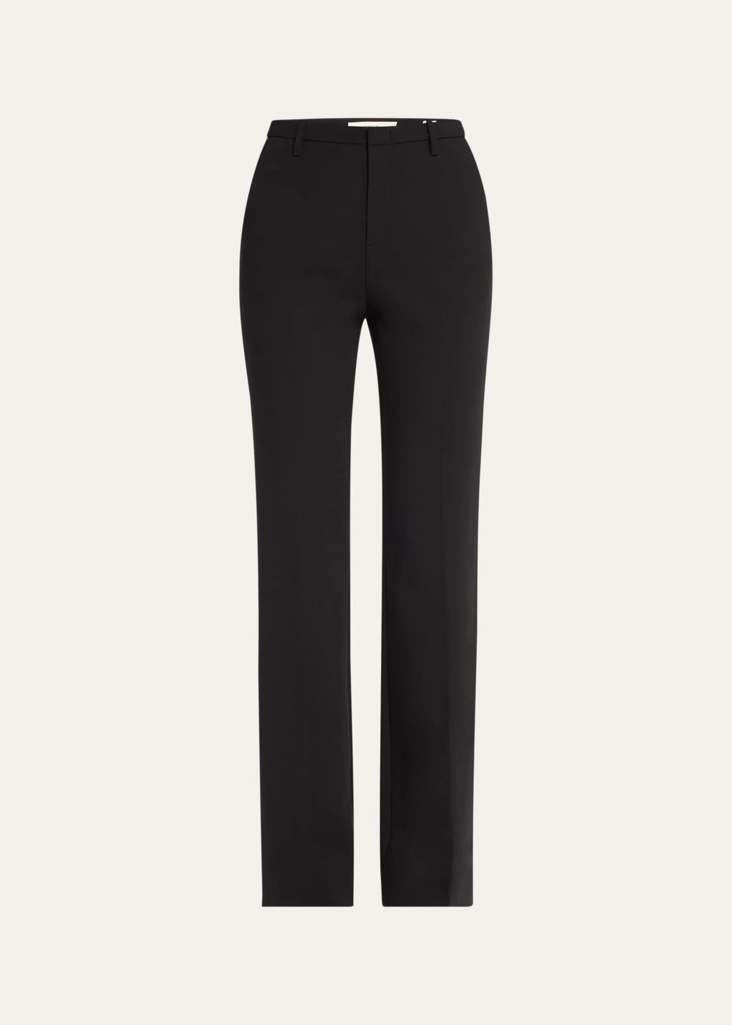 Mid-Rise Tailored Flare Pants - 1