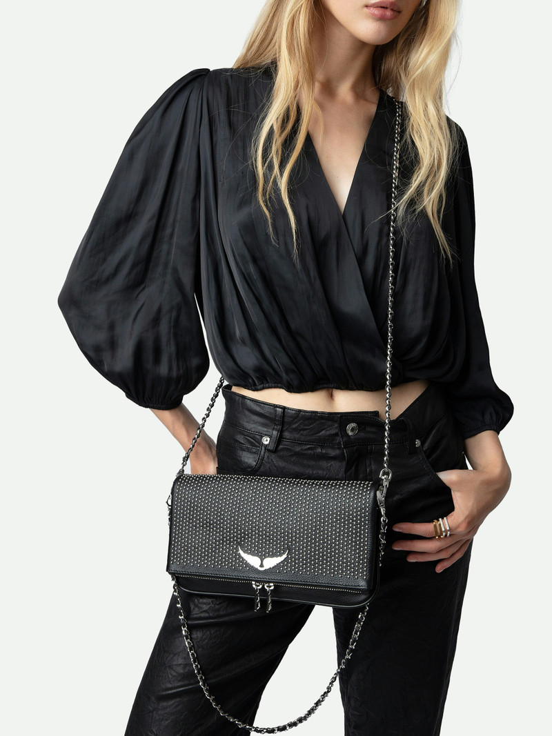 Rock Dotted Swiss Clutch 6