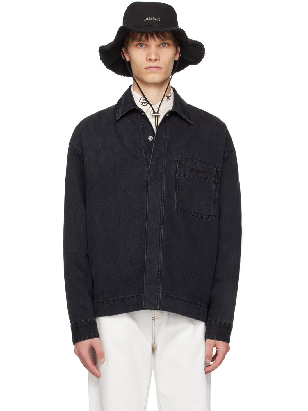 Black Les Classiques 'La chemise de-Nîmes' Denim Jacket - 1