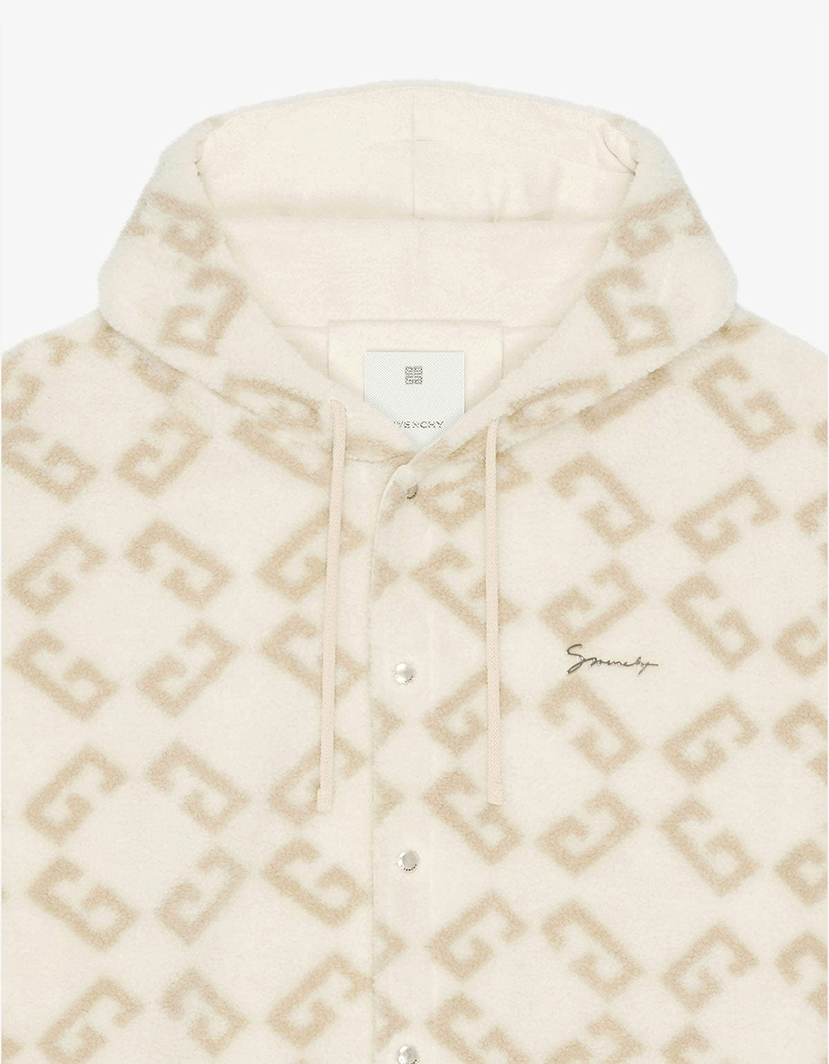 Givenchy Natural Monogram 72 Jacquard Hoodie - 4