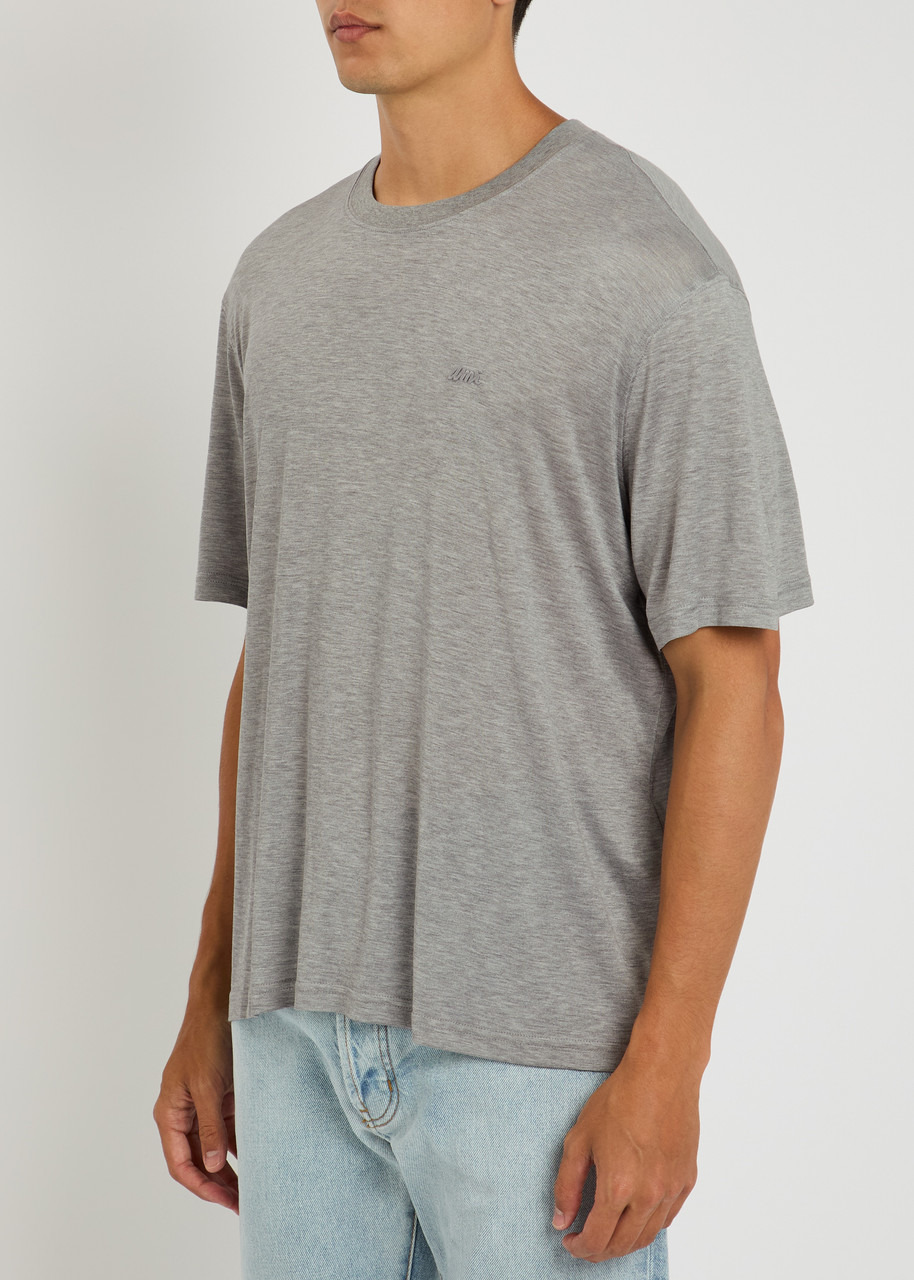 Ami Paris Logo-embroidered Jersey T-shirt - 2
