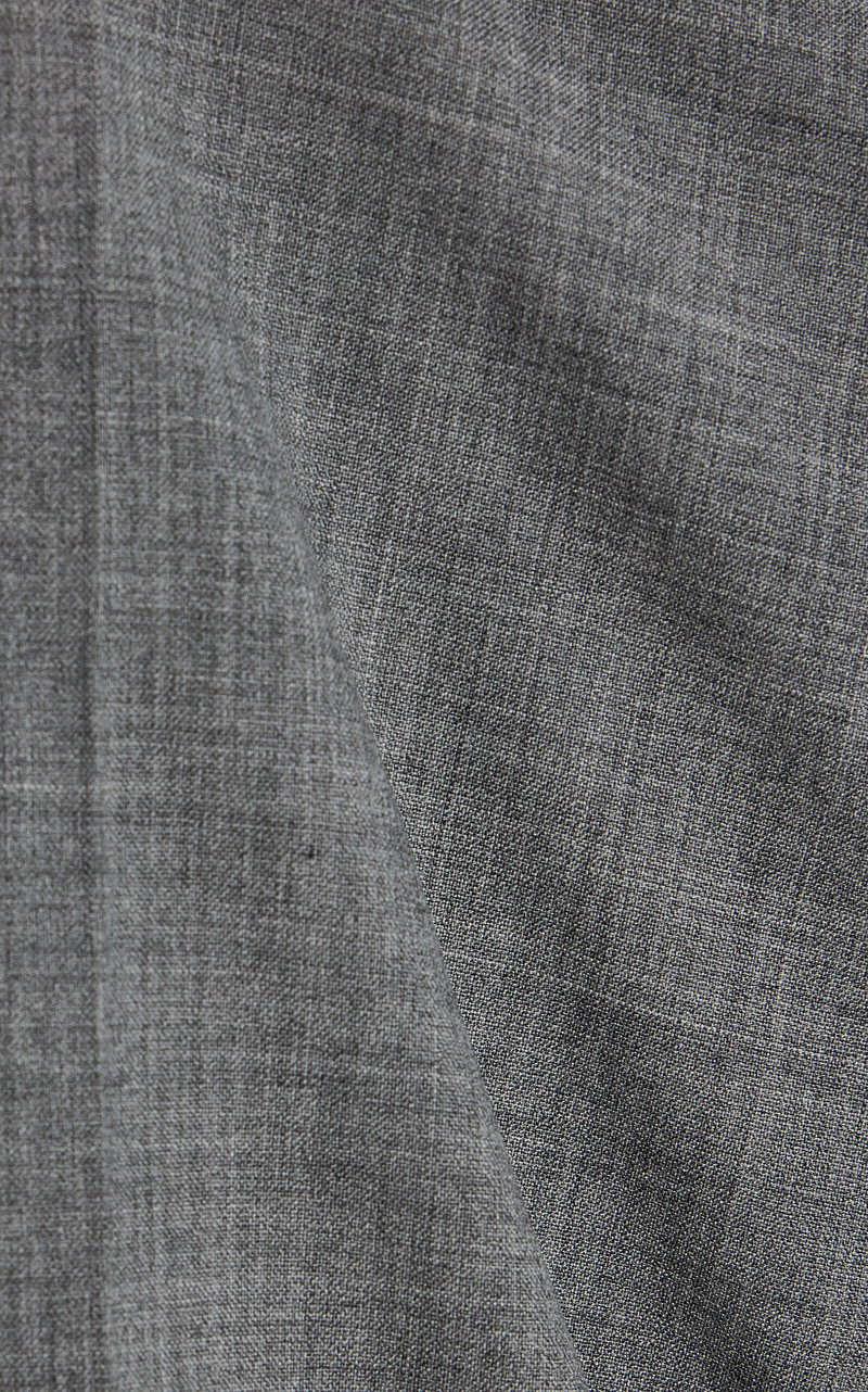 MARIE ADAM-LEENAERDT Classic Cropped Wool Trousers grey outlook