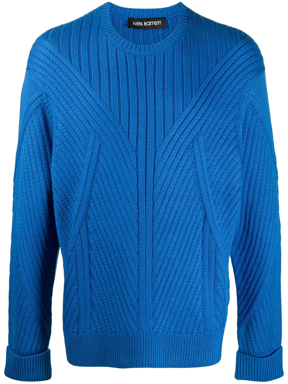 ribbed knit jumper - 1