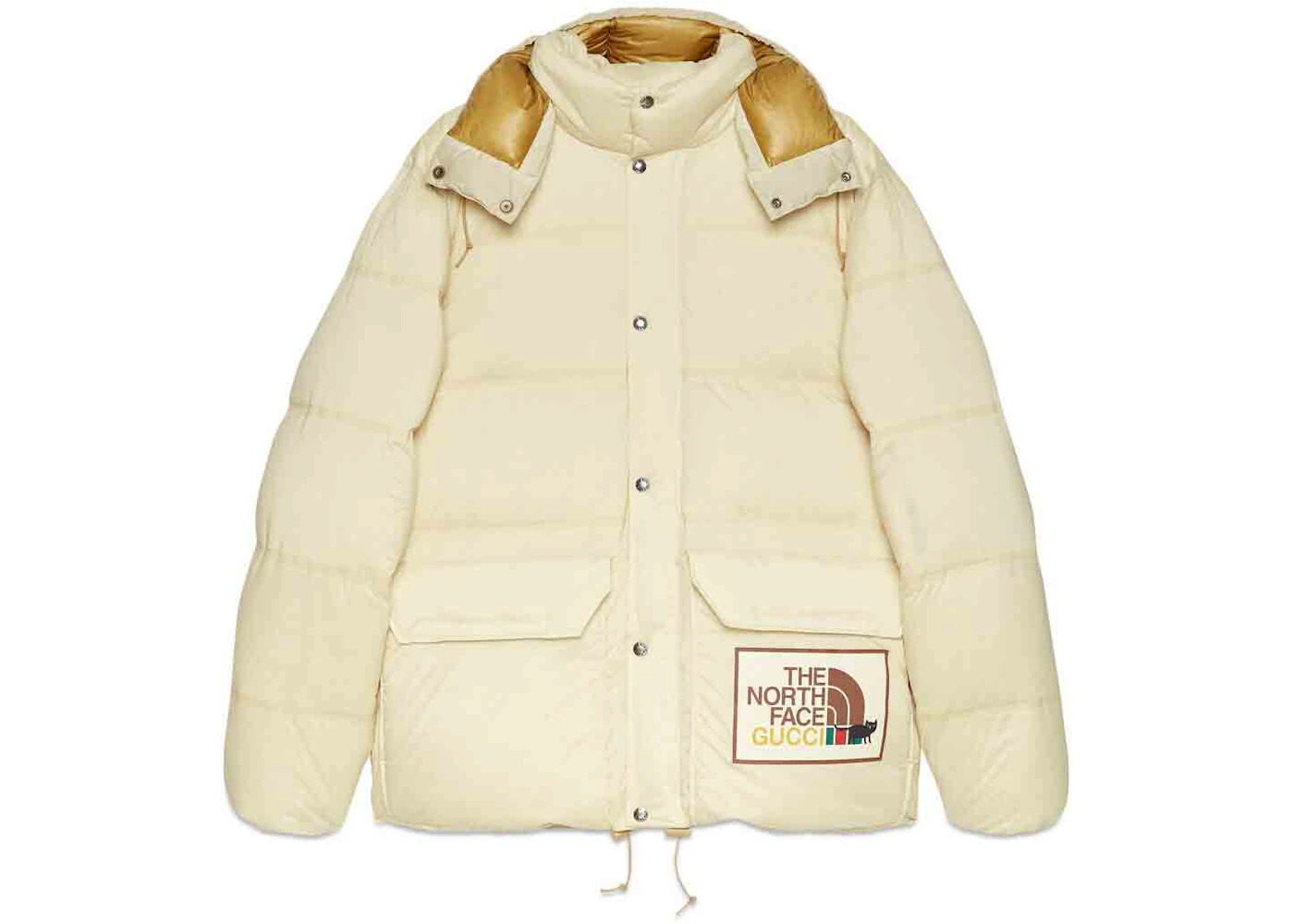 Gucci x The North Face Down Jacket Beige - 1