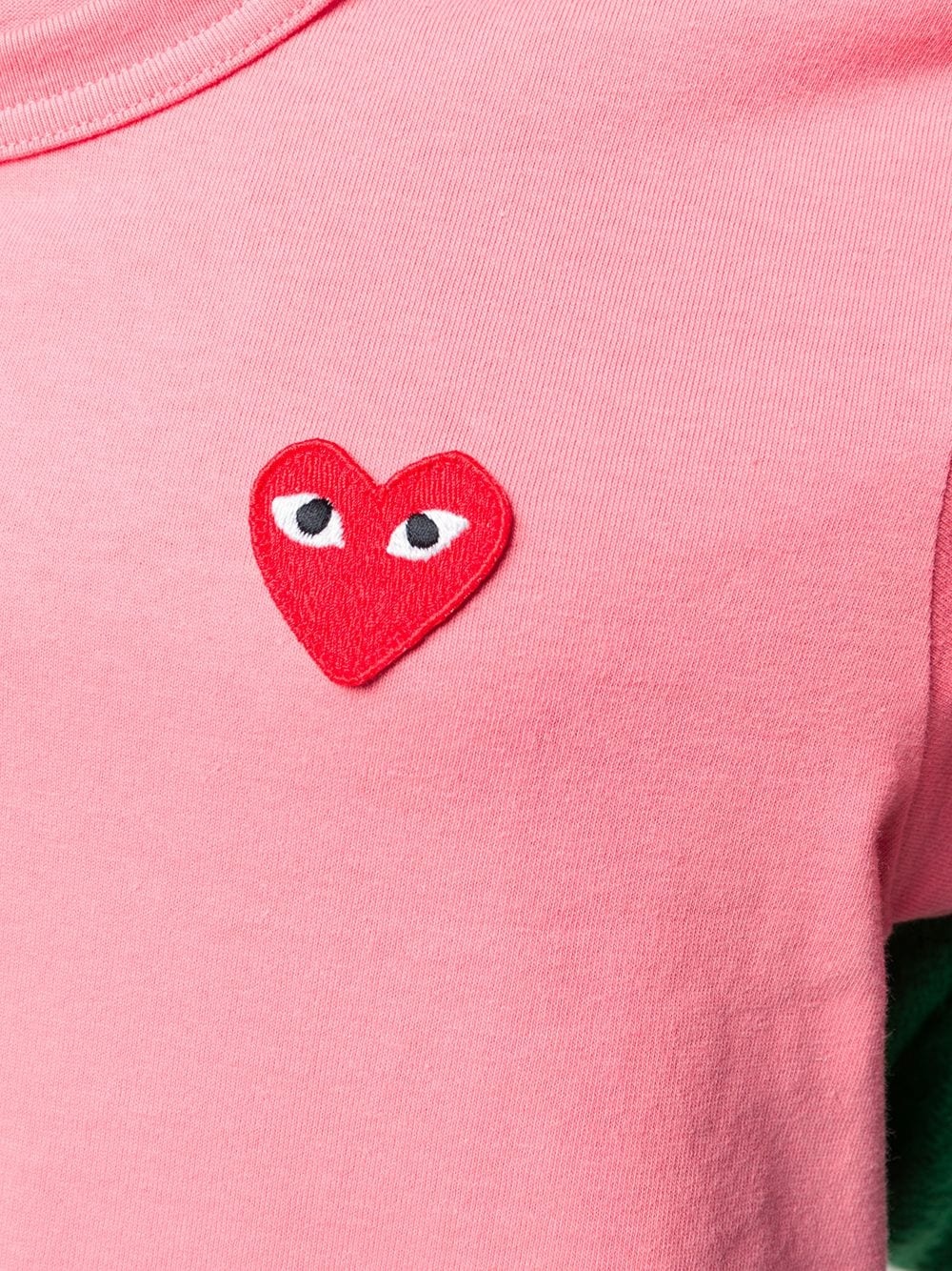 heart-print crew neck T-shirt - 5