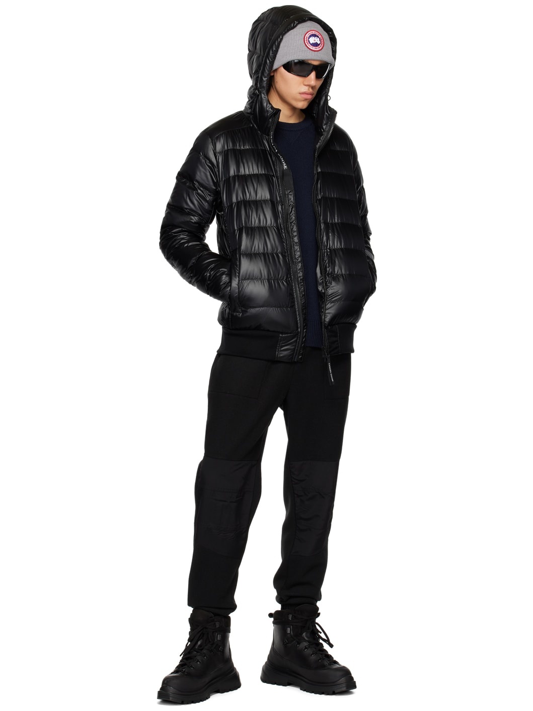 Black Crofton Down Jacket - 5