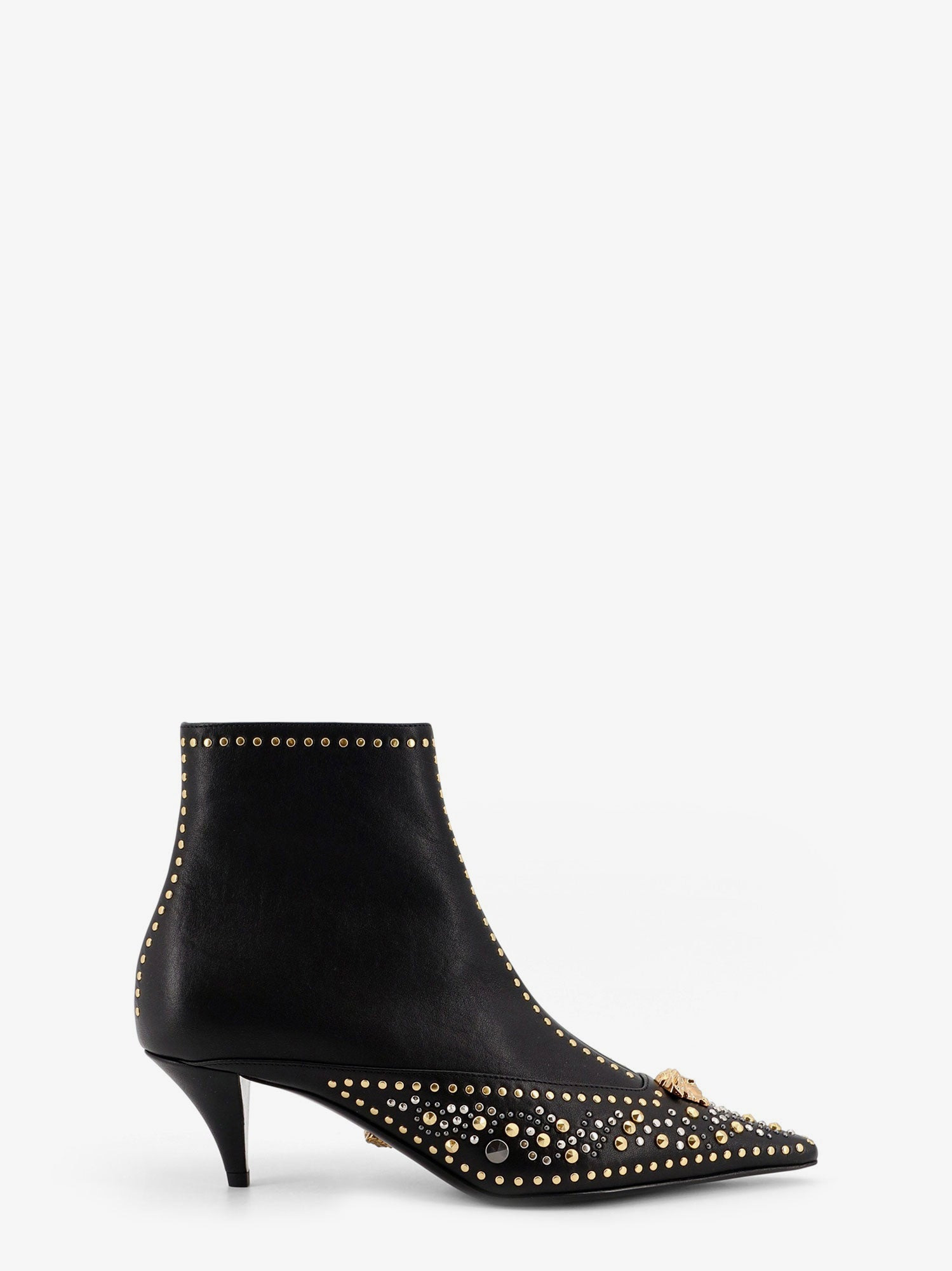 Versace Leather Ankle Boots - 1