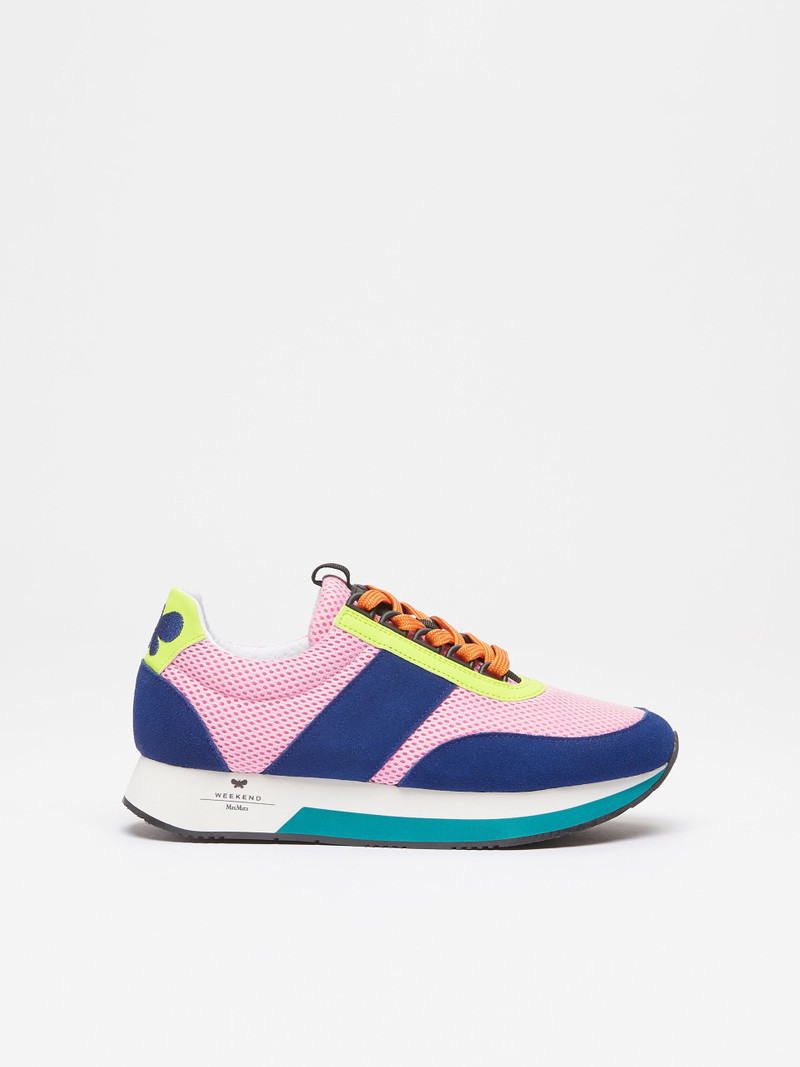 RARO Technical fabric and leather sneakers 1